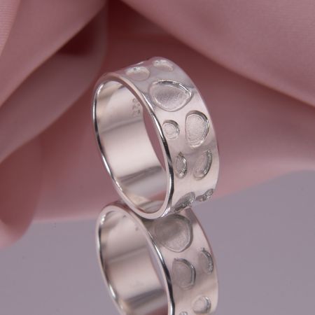 Ring Lotus Samenkapsel Silber